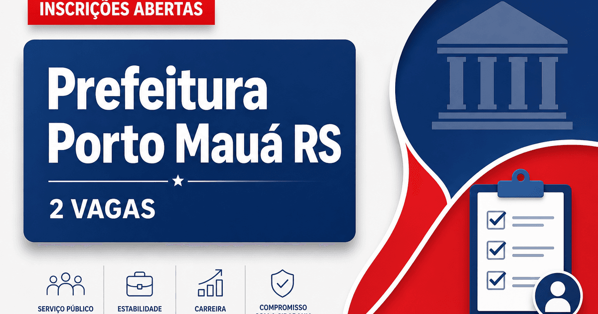 Prefeitura de Porto Mauá: Prefeitura de Porto Mauá - RS abre processo seletivo para Professores - Prefeitura de Porto Mauá