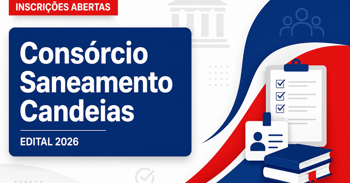 Consórcio Regional de Saneamento Básico abre processo seletivo para engenheiro ambiental e sanitarista em Candeias MG - Consórcio Regional de Saneamento Básico