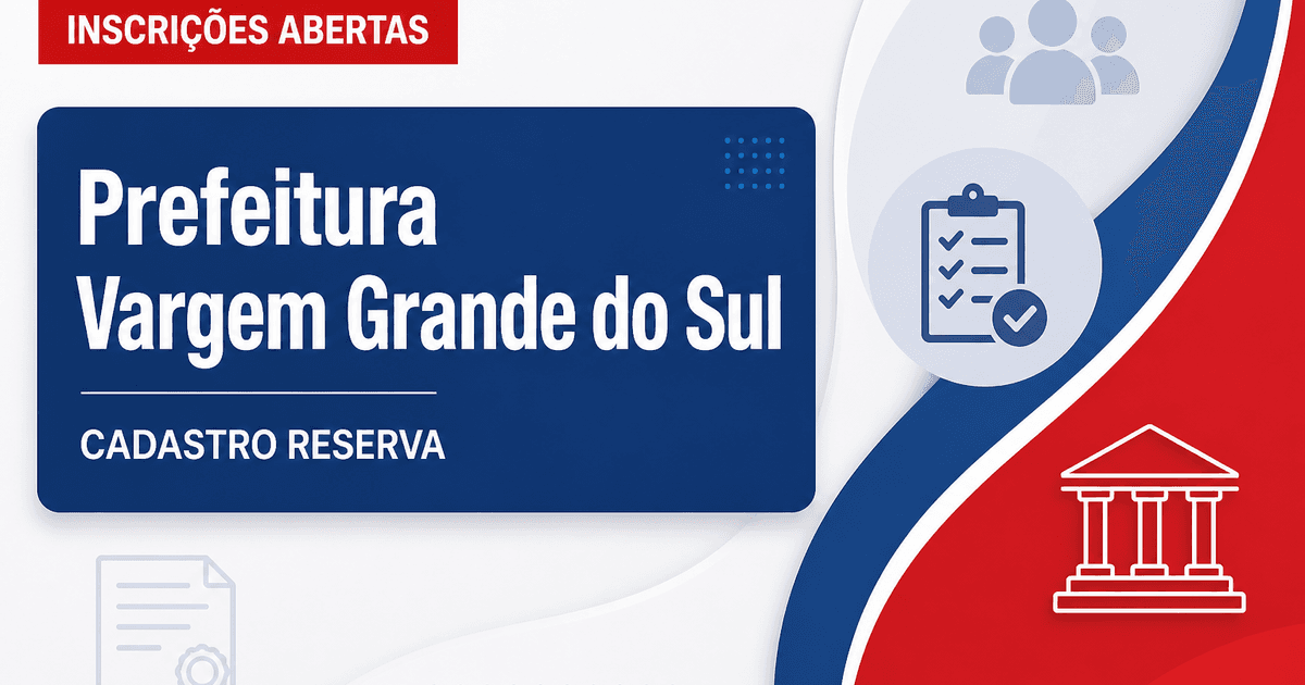 Prefeitura de Vargem Grande do Sul SP abre processo seletivo para cadastro de reserva na Educação - Prefeitura de Vargem Grande do Sul