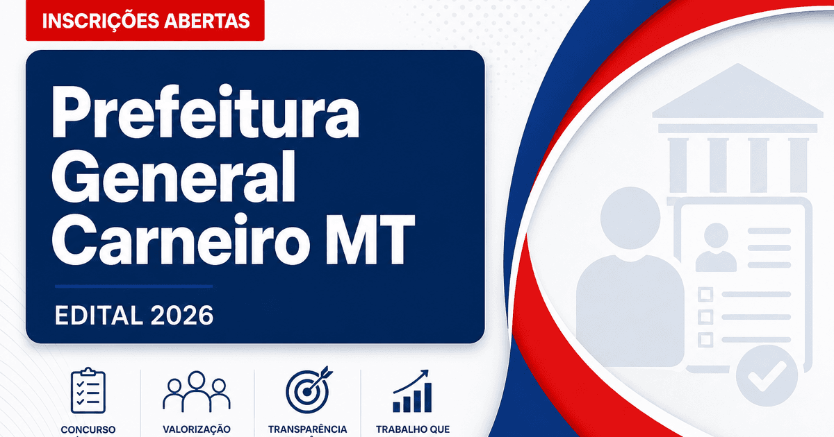 Secretaria Municipal de Educação de General Carneiro MT abre processo seletivo para oficineiros - Secretaria Municipal de Educação de General Carneiro