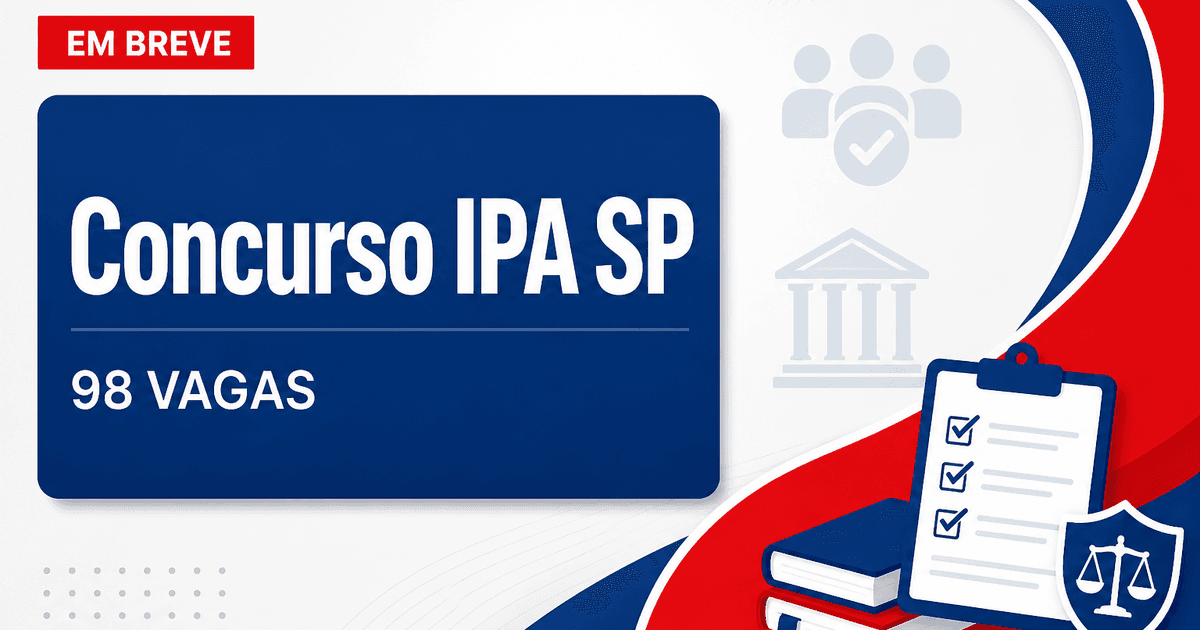 Concurso IPA SP: banca em definição para 98 vagas; edital em breve - Instituto de Pesquisas Ambientais