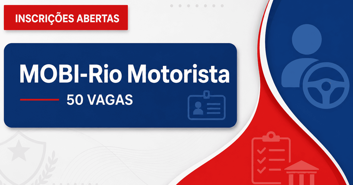 CMTC - Companhia Municipal de Transportes Coletivos (MOBI-Rio): MOBI-Rio - RJ abre processo seletivo com vagas para moto - Companhia Municipal de Transportes Coletivos (MOBI-Rio)