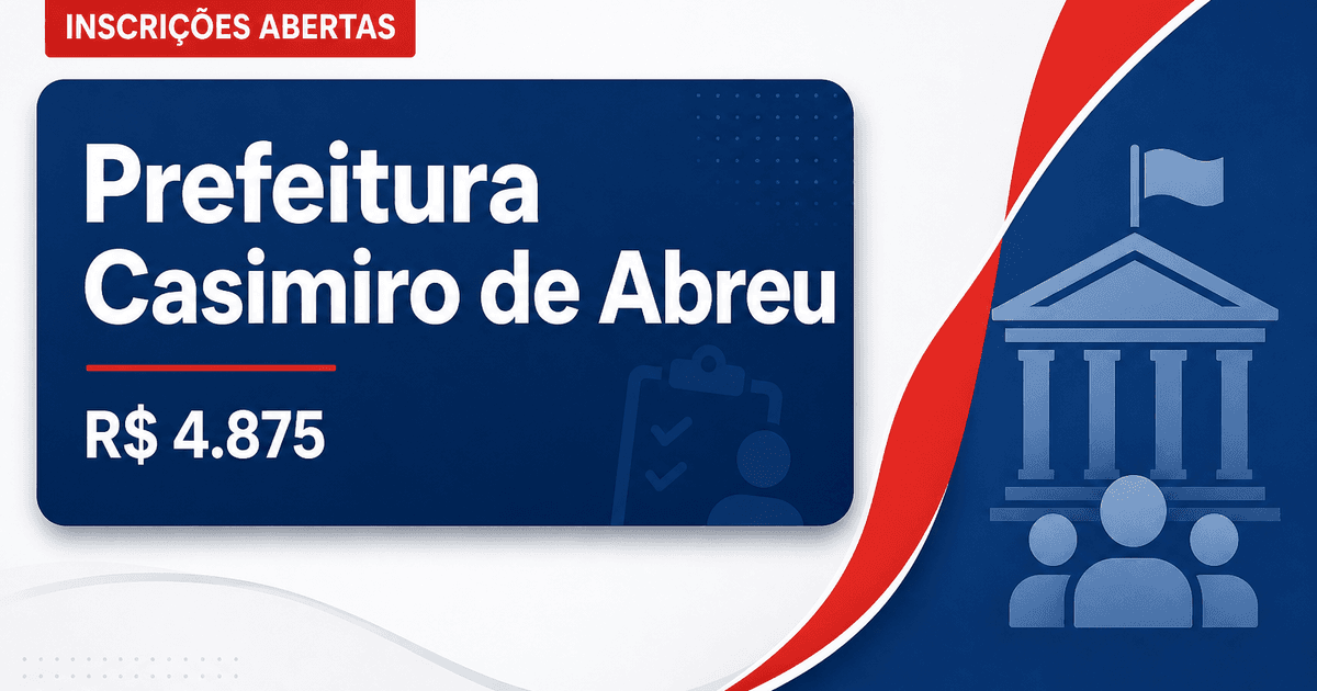 Prefeitura de Casimiro de Abreu: Prefeitura de Casimiro de Abreu - RJ abre concurso para Procurador Municipal - Prefeitura de Casimiro de Abreu