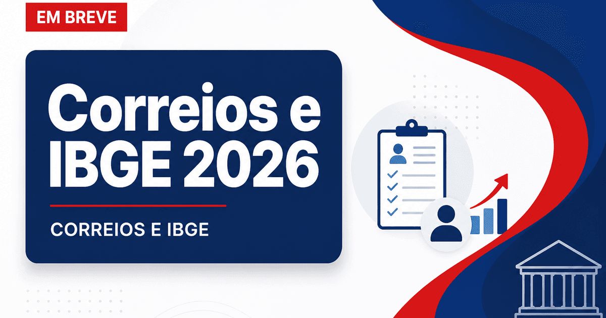 Concursos Correios e IBGE se destacam nesta segunda, 24 - Empresa Brasileira de Correios e Telégrafos e Instituto Brasileiro de Geografia e Estatística