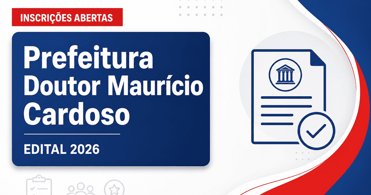 Prefeitura de Doutor Maurício Cardoso - RS abre vagas para Técnico em Enfermagem e Fonoaudiólogo - Prefeitura de Doutor Maurício Cardoso