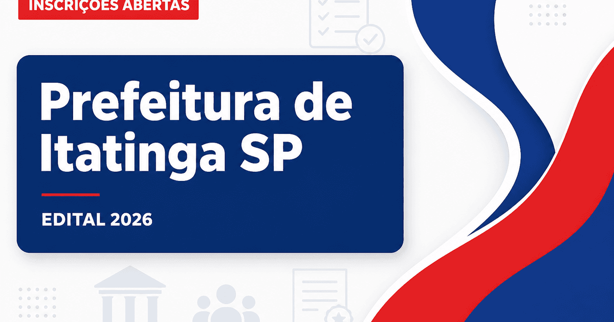 Prefeitura de Itatinga - SP abre concurso público para a Guarda Civil Municipal - Prefeitura de Itatinga