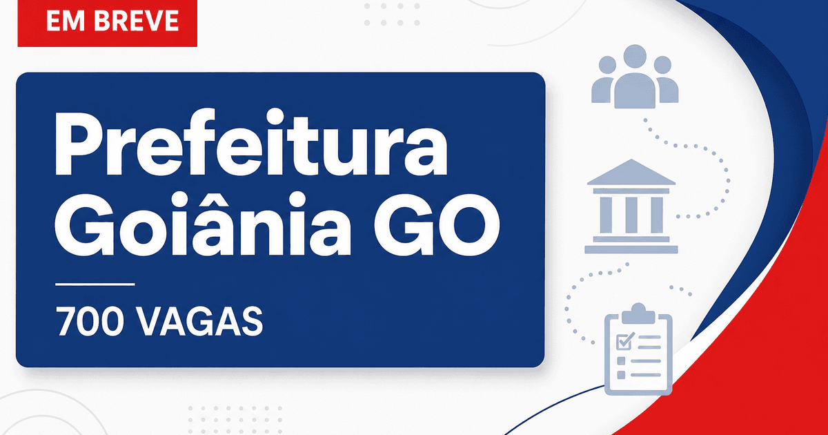Concurso Prefeitura de Goiânia GO: nova comissão em breve para 700 vagas de guarda - Prefeitura de Goiânia
