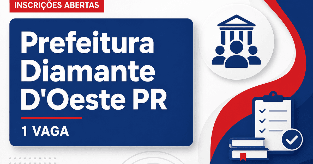 Prefeitura de Diamante D'Oeste: Prefeitura de Diamante D'Oeste - PR abre processo seletivo para psicólogo - Prefeitura de Diamante D'Oeste