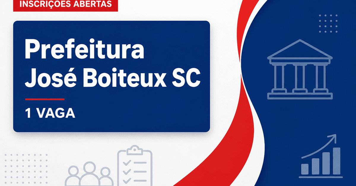 Prefeitura de José Boiteux: Prefeitura de José Boiteux - SC abre seleção para Servente Merendeira - Prefeitura de José Boiteux
