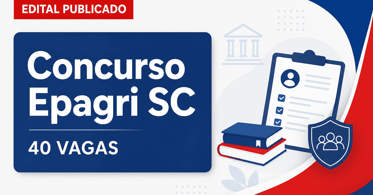 Concurso Epagri SC tem edital publicado com 40 vagas; veja! - Empresa de Pesquisa Agropecuária e Extensão Rural de Santa Catarina