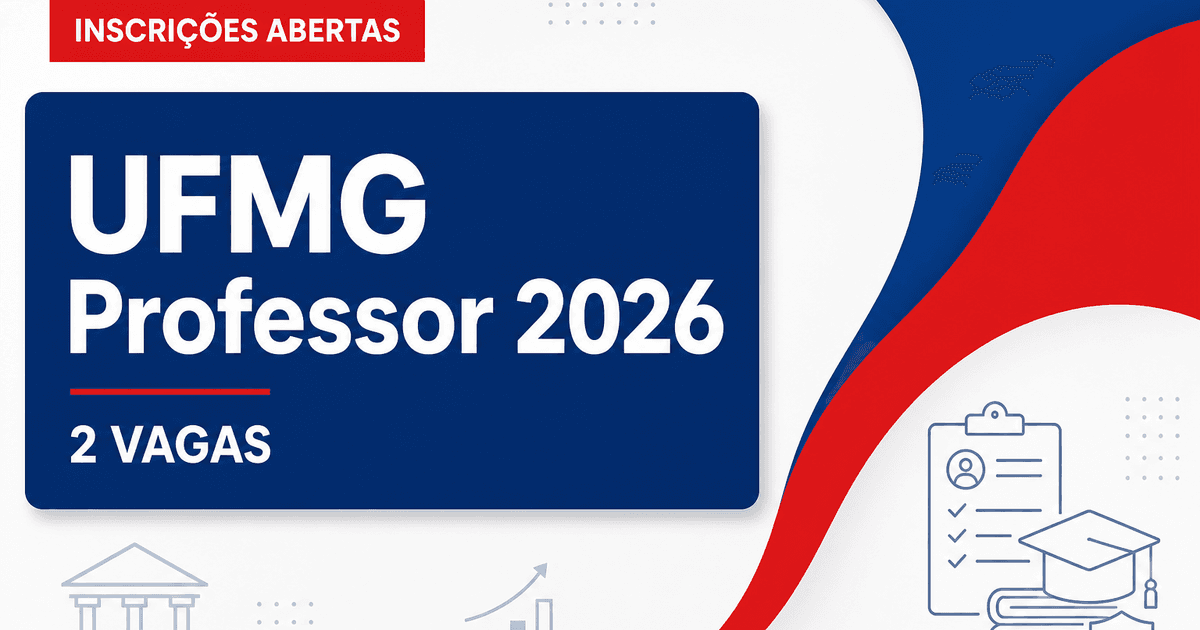UFMG - Universidade Federal de Minas Gerais: UFMG abre concursos públicos para professores do magistério superior - Universidade Federal de Minas Gerais