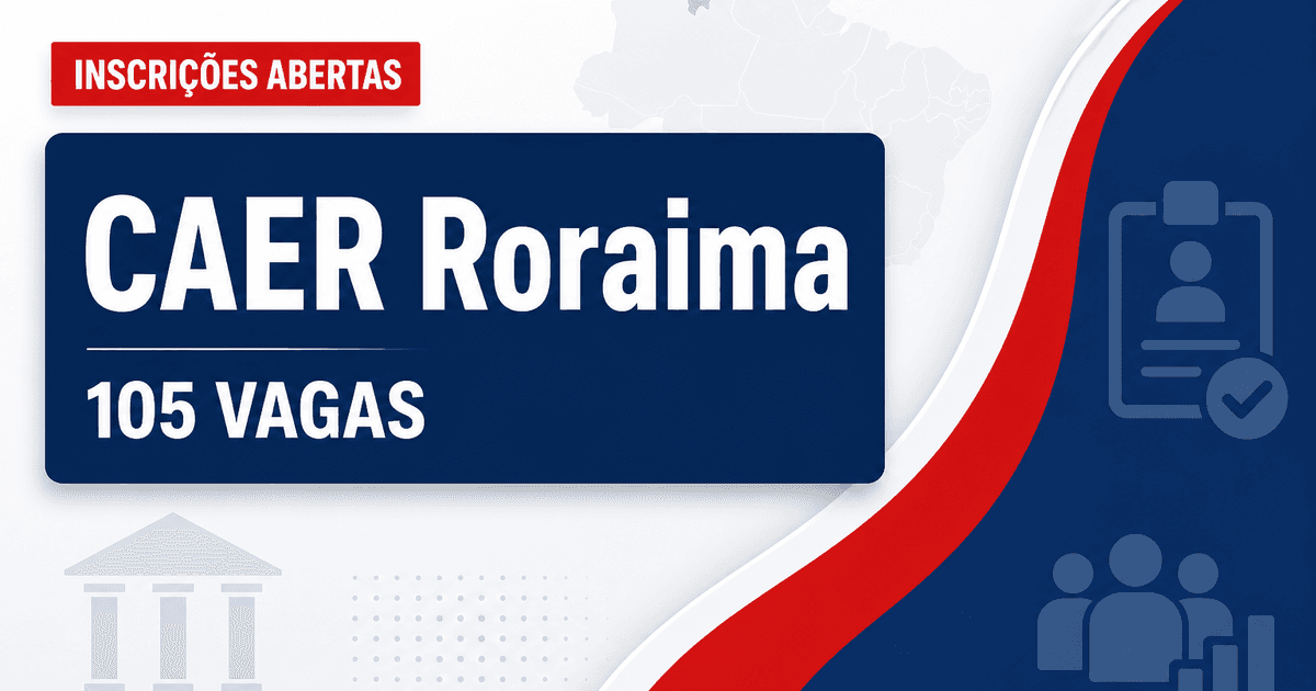CAER - Companhia de Águas e Esgotos de Roraima: CAER - RR abre concurso público com salários até R$ 4.554,00 - Companhia de Águas e Esgotos de Roraima