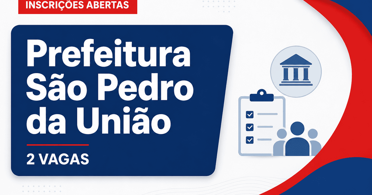 Prefeitura de São Pedro da União: Prefeitura de São Pedro da União - MG abre seleção para Auxiliar de Consultório Dentár - Prefeitura de São Pedro da União