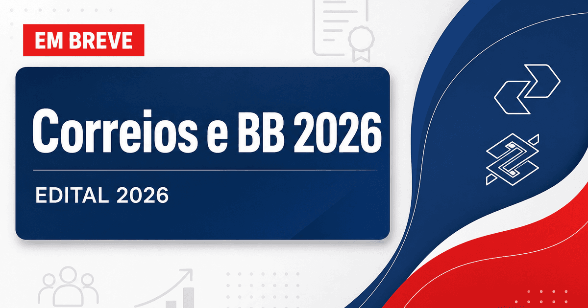 Concurso Correios e Banco do Brasil se destacam nesta sexta, 28 - Empresa Brasileira de Correios e Telégrafos e Banco do Brasil