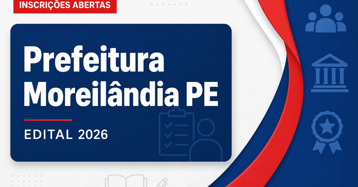 Prefeitura de Moreilândia - PE abre dois concursos com vagas imediatas e cadastro de reserva - Prefeitura de Moreilândia