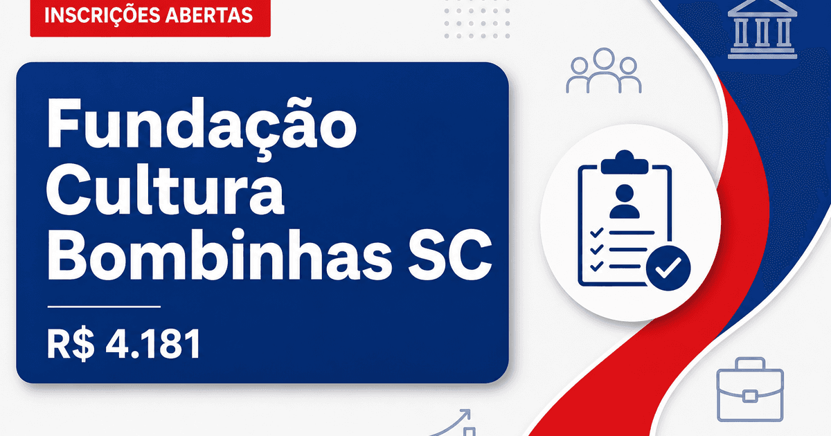 FMC - Fundação Municipal de Cultura de Bombinhas: Fundação Municipal de Cultura de Bombinhas - SC abre processo seletivo - Fundação Municipal de Cultura de Bombinhas