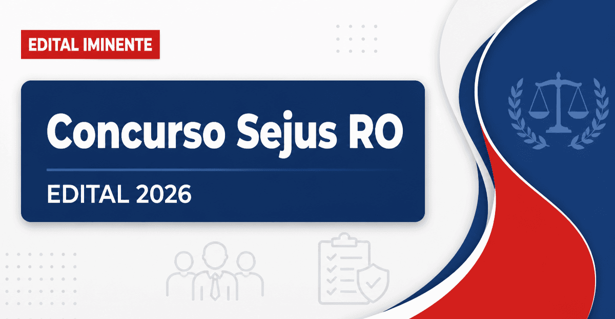 Concurso Sejus RO tem nova comissão formada para edital - Secretaria de Justiça