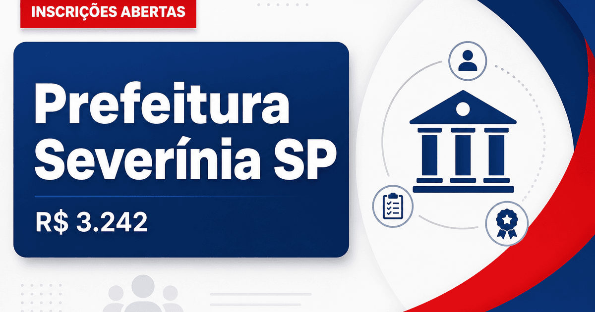 Prefeitura de Severínia: Prefeitura de Severínia - SP abre processo seletivo para formação de cadastro de reserva - Prefeitura de Severínia