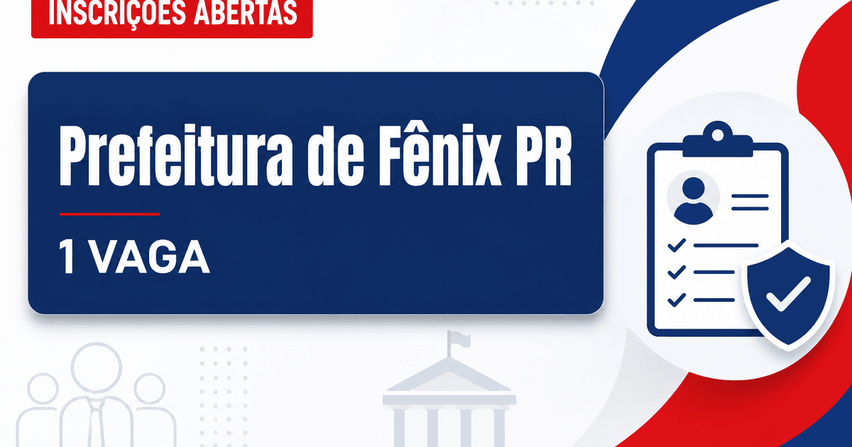 Prefeitura de Fênix: Prefeitura de Fênix - PR abre processo seletivo para professores - Prefeitura de Fênix