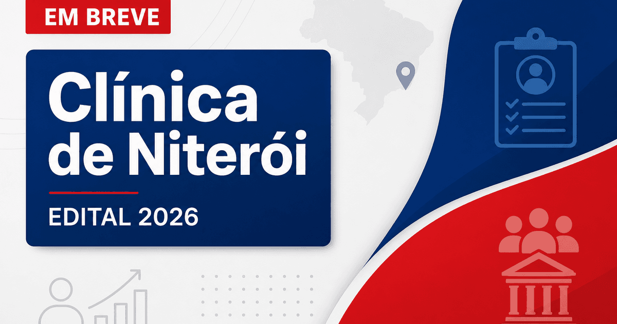 Clin Niterói prorroga por 180 dias os trabalhos da comissão do concurso; novo prazo vai até novembro de 2026 - Clínica de Niterói
