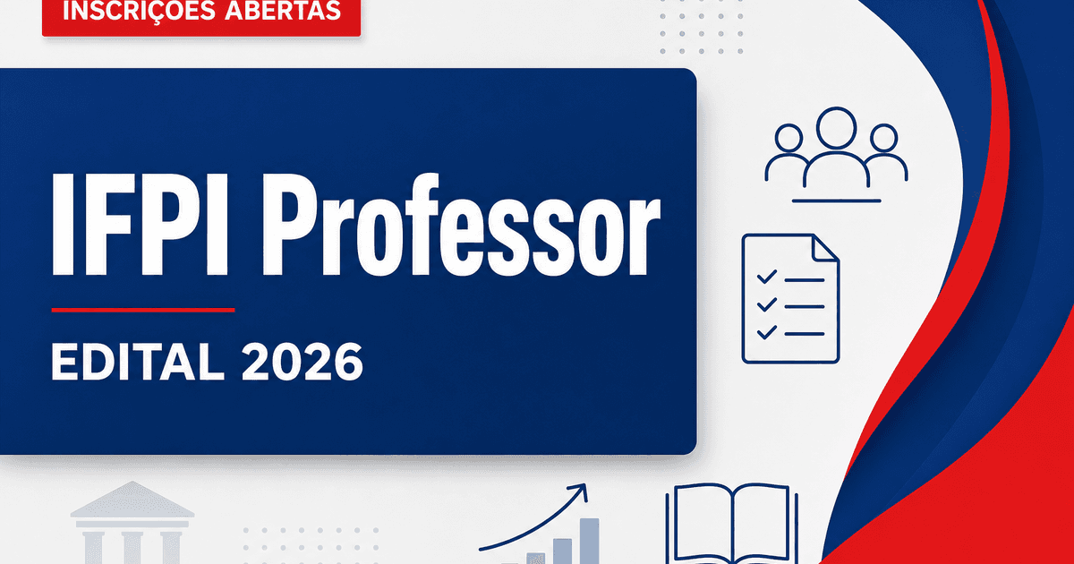 Instituto Federal do Piauí IFPI abre processo seletivo para professores - Instituto Federal do Piauí