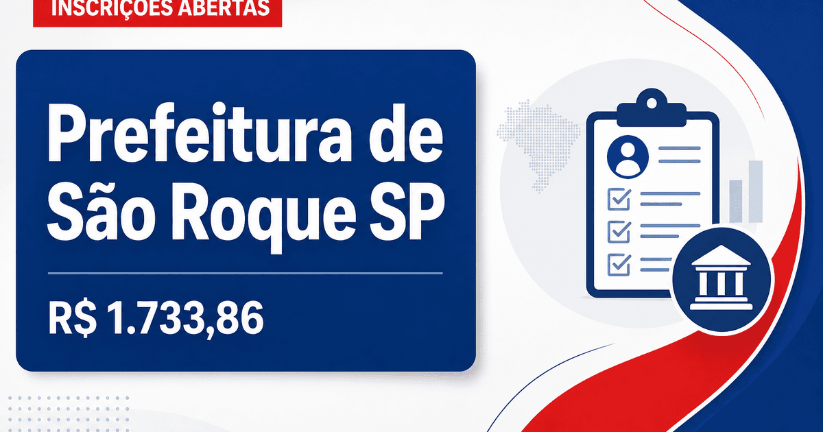 Prefeitura da Estância Turística de São Roque: Prefeitura de São Roque - SP abre processo seletivo para o cargo de Servi - Prefeitura da Estância Turística de São Roque