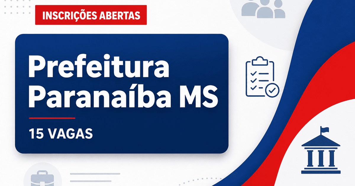Prefeitura de Paranaíba: Prefeitura de Paranaíba - MS altera período de inscrição em processo seletivo - Prefeitura de Paranaíba