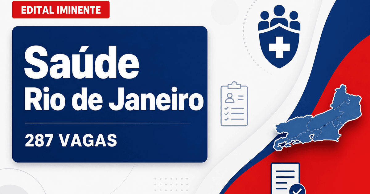 Concurso Saúde RJ: publicado contrato com banca para 287 vagas; edital iminente - Secretaria de Saúde do Rio de Janeiro