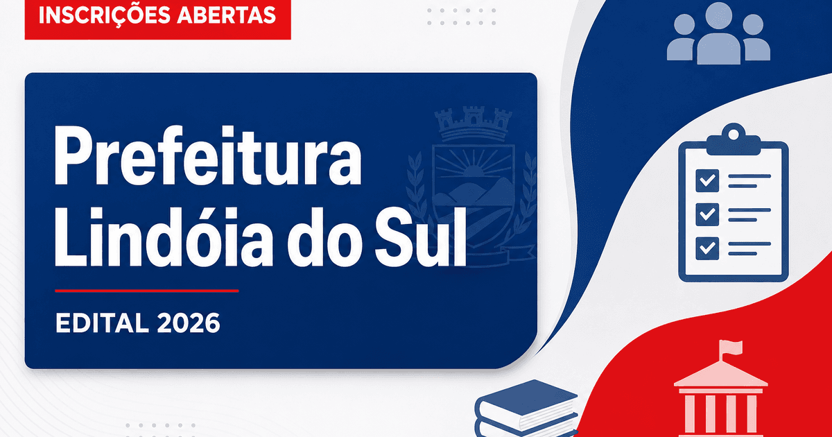 Prefeitura de Lindóia do Sul - SC abre seleção para Agente de Combate às Endemias e Nutricionista - Prefeitura de Lindóia do Sul