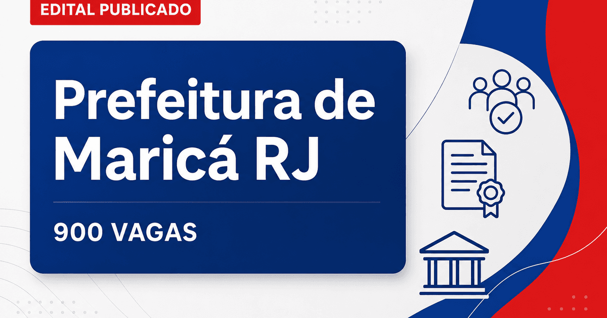 Concursos Maricá RJ com quase 900 vagas têm prazos atualizados - Prefeitura de Maricá