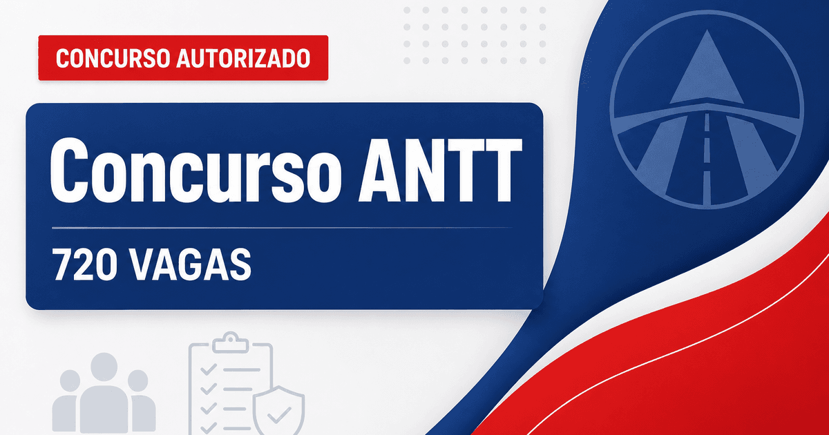 Concurso ANTT é solicitado com 720 vagas; níveis médio e superior - ANTT é solicitado com 720 vagas; níveis médio e superior