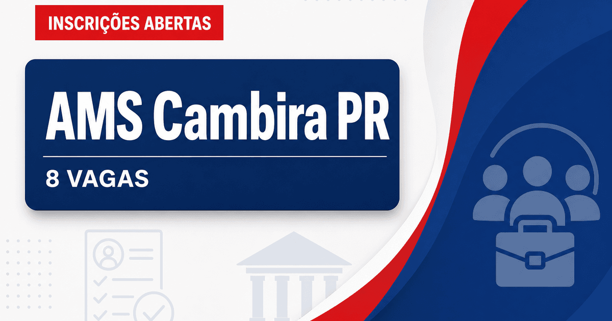 AMS - Autarquia Municipal de Saúde de Cambira: Autarquia Municipal de Saúde de Cambira - PR anuncia concurso público par - Autarquia Municipal de Saúde de Cambira