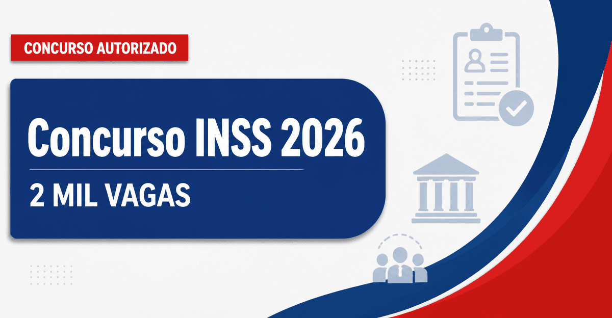 Concurso INSS com 2 mil vagas está previsto em novo programa - INSS com 2 mil vagas está previsto em novo programa