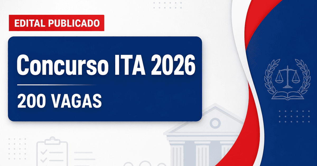 Concurso ITA tem edital publicado com 200 vagas de nível médio - ITA tem edital publicado com 200 vagas de nível médio