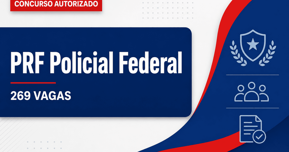 Concurso PRF Policial: pedido de edital é enviado com 269 vagas - PRF Policial: pedido de edital é enviado com 269 vagas