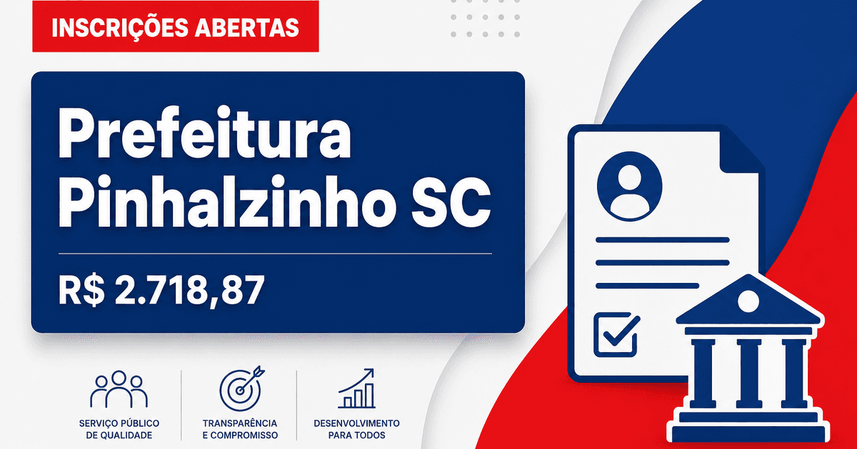 Prefeitura de Pinhalzinho: Prefeitura de Pinhalzinho - SC abre processo seletivo para Agente Educativo - Prefeitura de Pinhalzinho