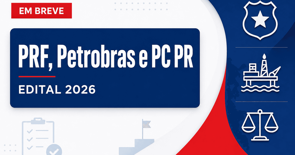 Concursos PRF, Petrobras e PC PR se destacam nesta terça, dia 2 - sF, Petrobras e PCse destacam nesta terça, dia 2