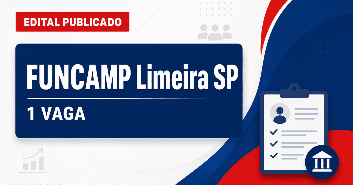 Processo seletivo FUNCAMP Limeira SP: 1 vaga para telefonista PCD - FUNCAMP