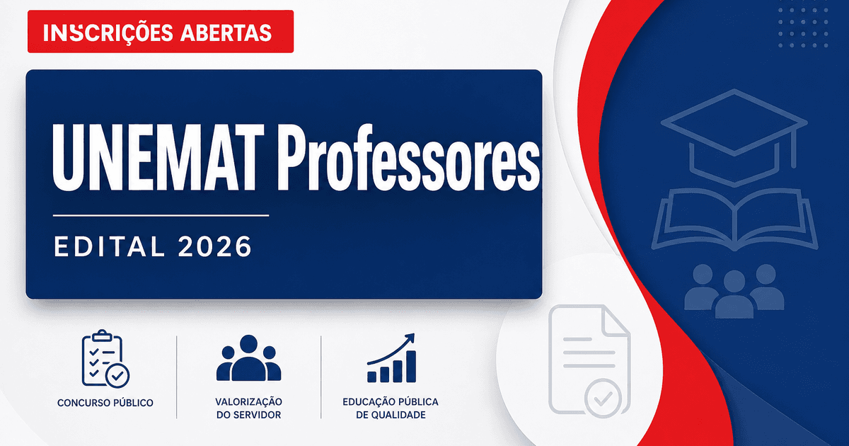 UNEMAT abre seleções com vagas para professores da educação superior - Universidade do Estado de Mato Grosso