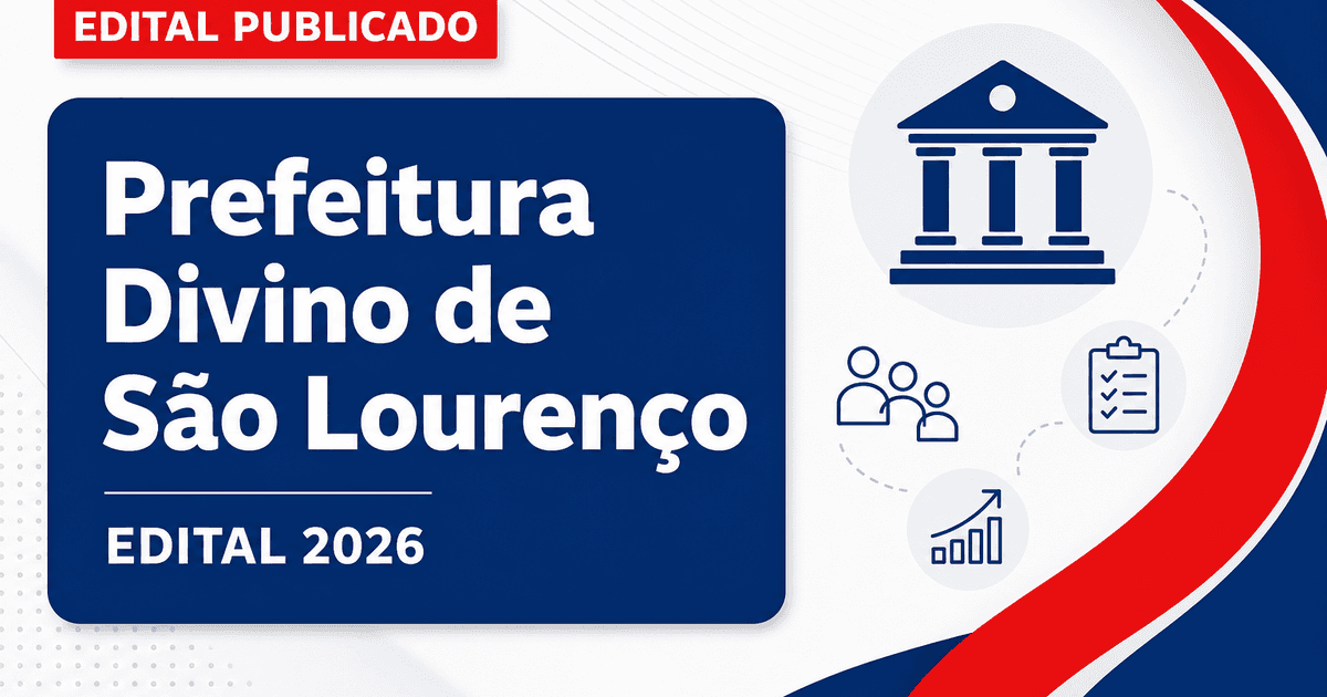 Prefeitura de Divino de São Lourenço - ES abre concurso para o magistério municipal - Prefeitura de Divino de São Lourenço