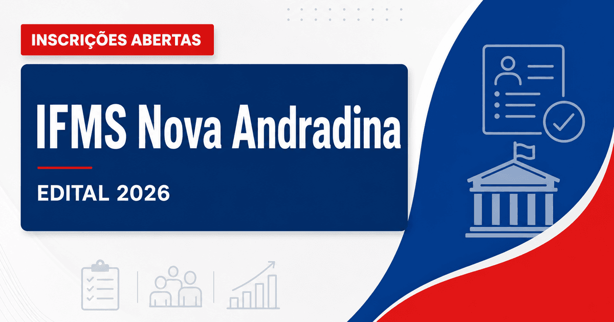 IFMS abre processo seletivo para professor de português em Nova Andradina - Instituto Federal de Mato Grosso do Sul