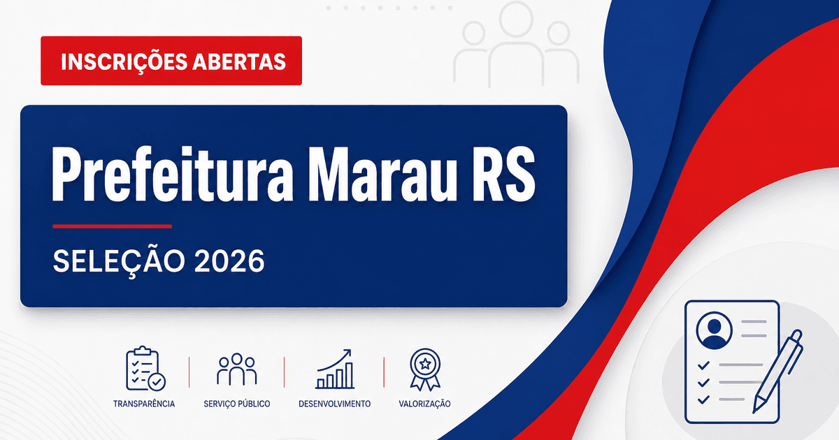 Prefeitura de Marau - RS abre seleção para Operadores de Equipamentos Rodoviários - Prefeitura de Marau