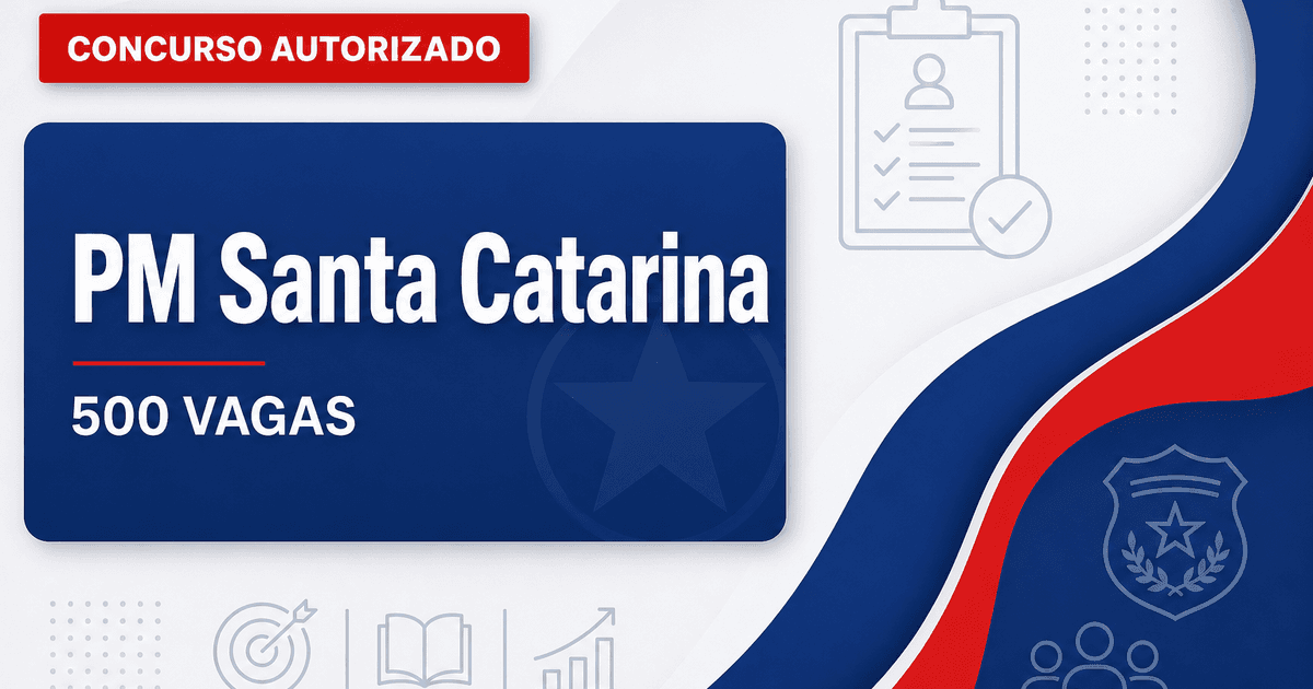Concurso PM SC: escolha da banca é iniciada para 500 vagas - Polícia Militar de Santa Catarina