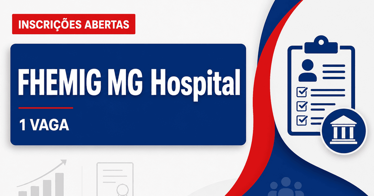 FHEMIG - MG abre vaga para médico anestesiologista no Instituto Raul Soares - Fundação Hospitalar do Estado de Minas Gerais