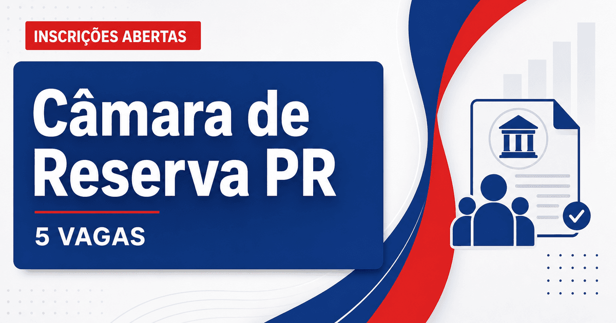 Câmara de Reserva: Câmara de Reserva - PR abre concurso público com salários de até R$ 8,7 mil - Câmara de Reserva