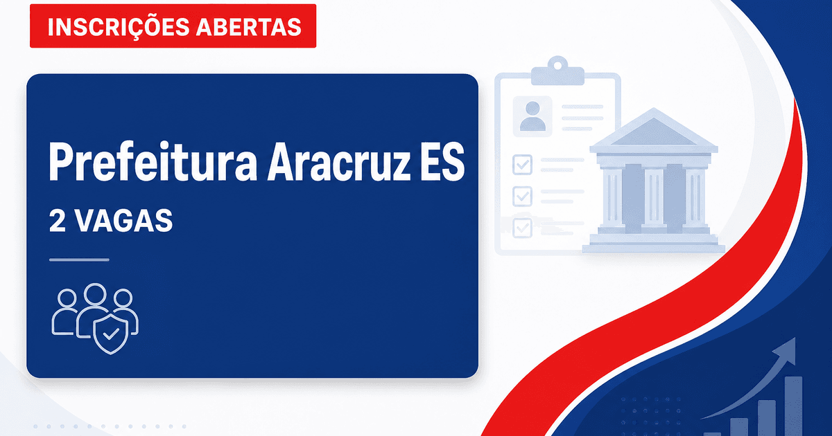 Prefeitura de Aracruz: Prefeitura de Aracruz - ES abre seleção para Professor de Língua Inglesa - Prefeitura de Aracruz