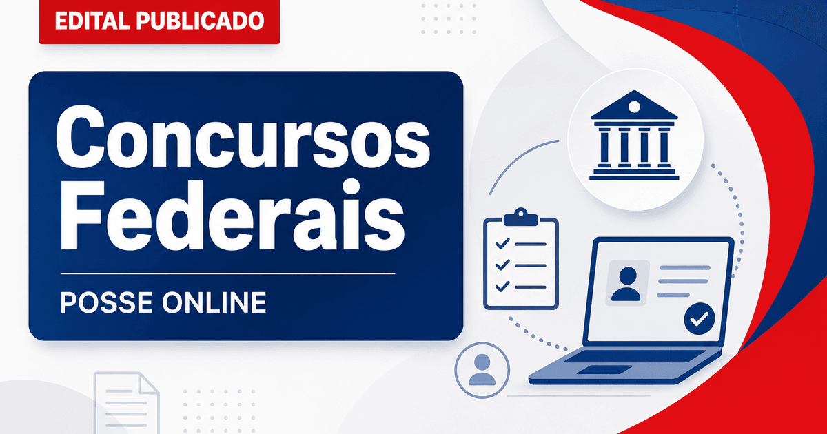 Concursos Federais: aprovados podem tomar posse de forma online - s Federais: aprovados podem tomar posse de forma online
