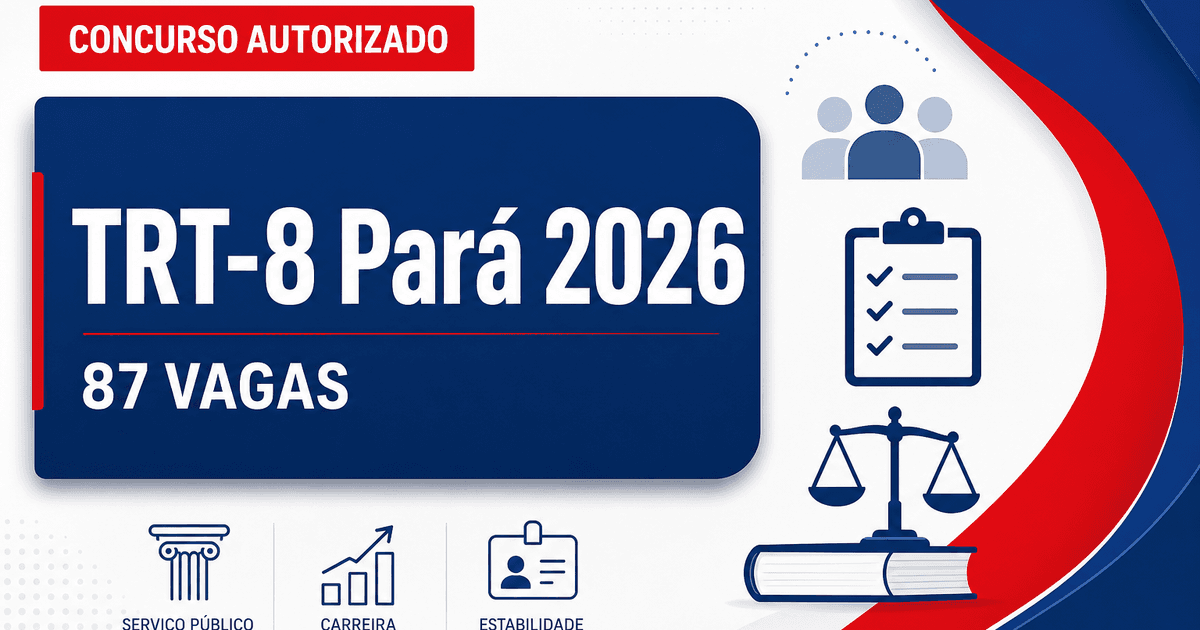 TRT-8 prepara novo concurso: comissão em formação, 87 cargos vagos e detalhes do último edital - Tribunal Regional do Trabalho
