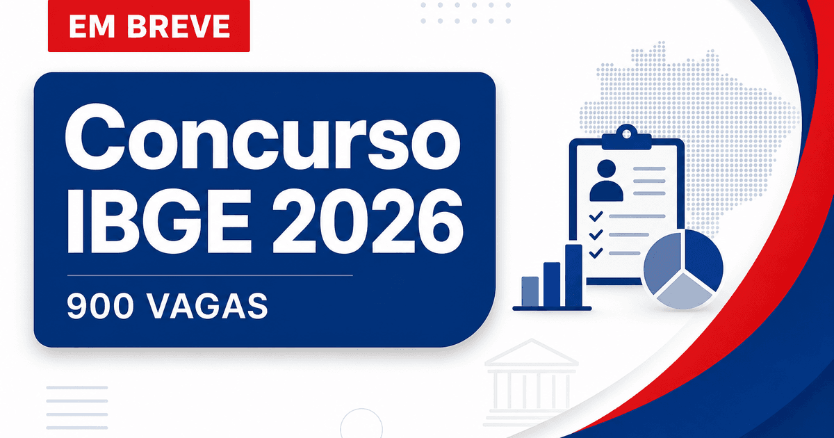 IBGE estuda solicitar novo concurso com cerca de 900 vagas efetivas - IBGE estuda solicitar novo com cerca de 900 vagas efetivas