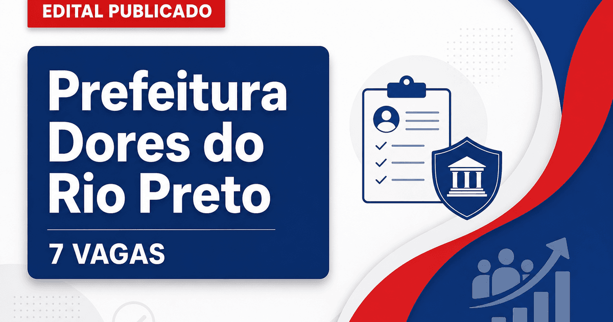 Prefeitura de Dores do Rio Preto ES abre processo seletivo com 7 vagas - Prefeitura de Dores do Rio Preto